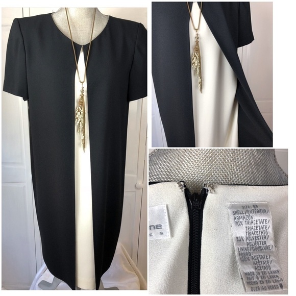 LIZ CLAIBORNE LAYERED A-LINE DRESS l 0737 - Picture 1 of 2